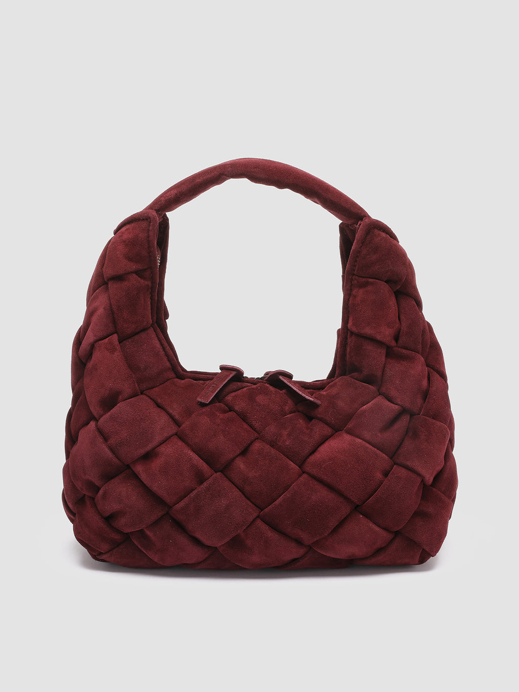 OC CLASS 52 Massive - Burgundy Suede Hanlde Bag