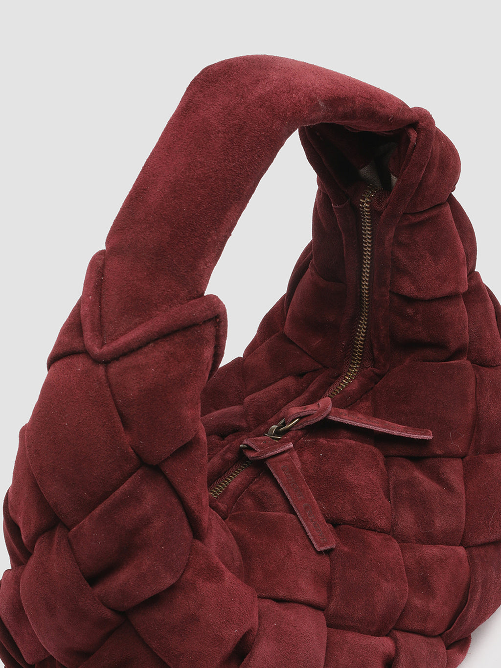 OC CLASS 52 Massive - Burgundy Suede Hanlde Bag