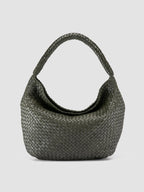 OC CLASS 09 - Borsa Tote in Pelle Intrecciata Verde