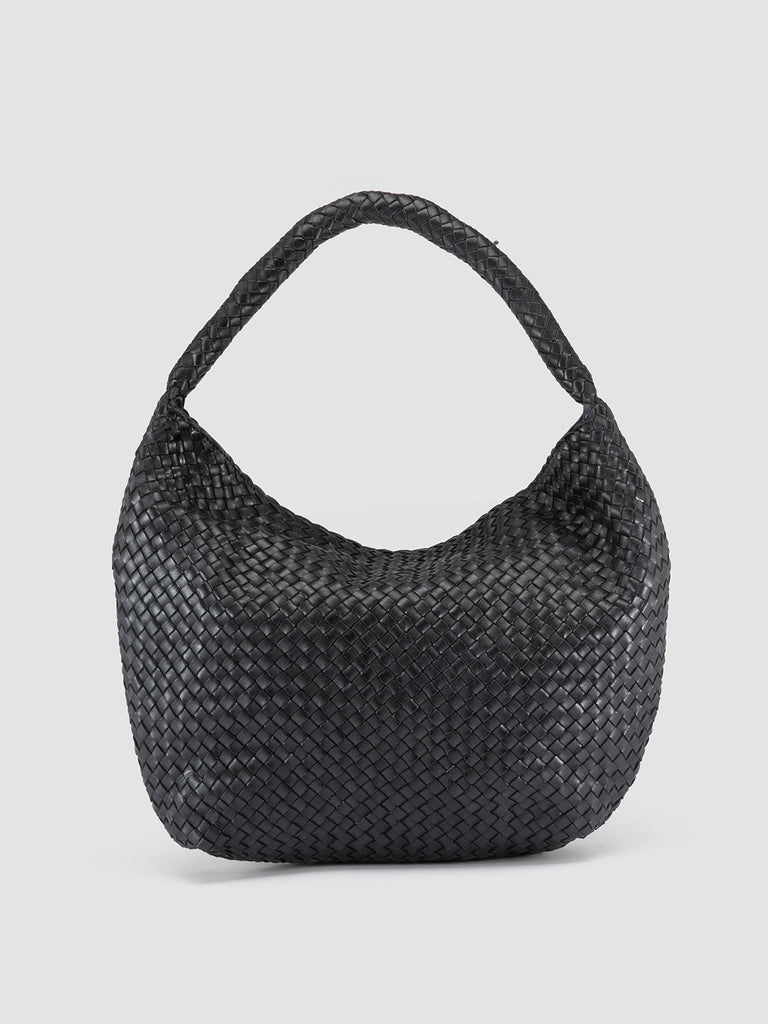 OC CLASS 09 - Blue Woven Leather Tote Bag