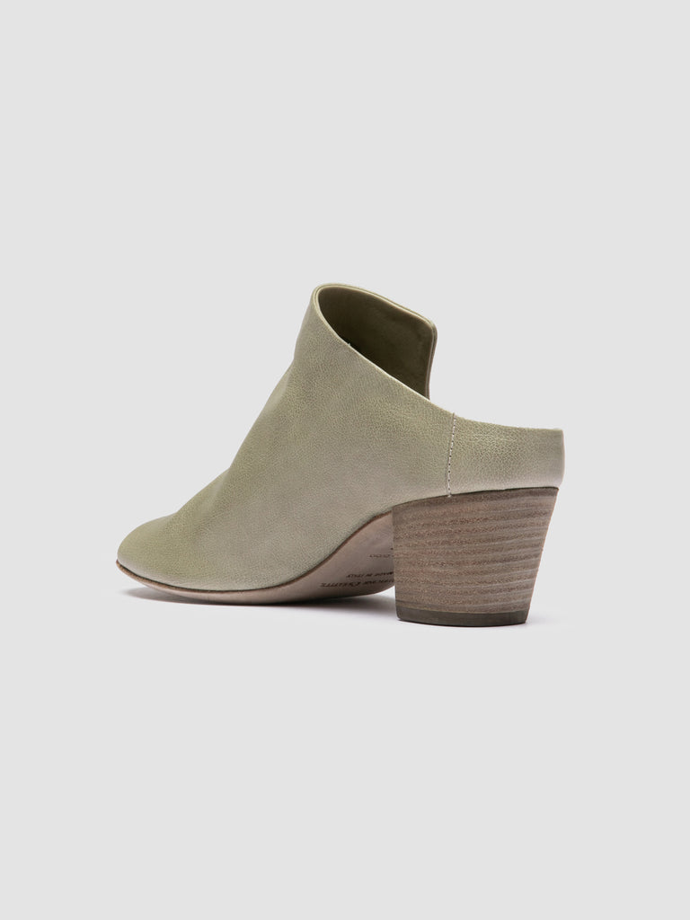 ADELE 003 - Taupe Leather Slide Sandals