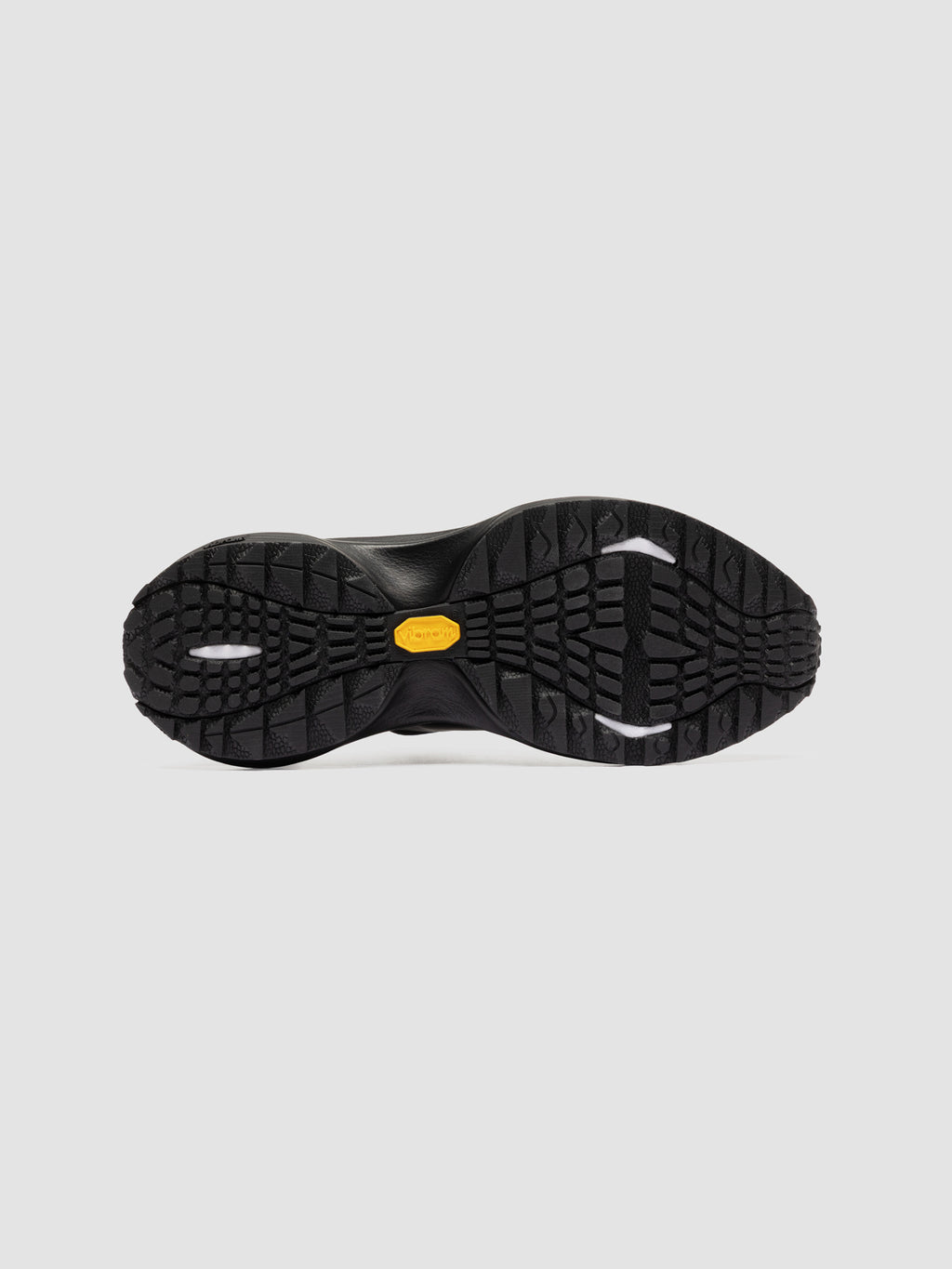 AXIS 101 - Black Leather Low Top Sneakers - image 5,side view