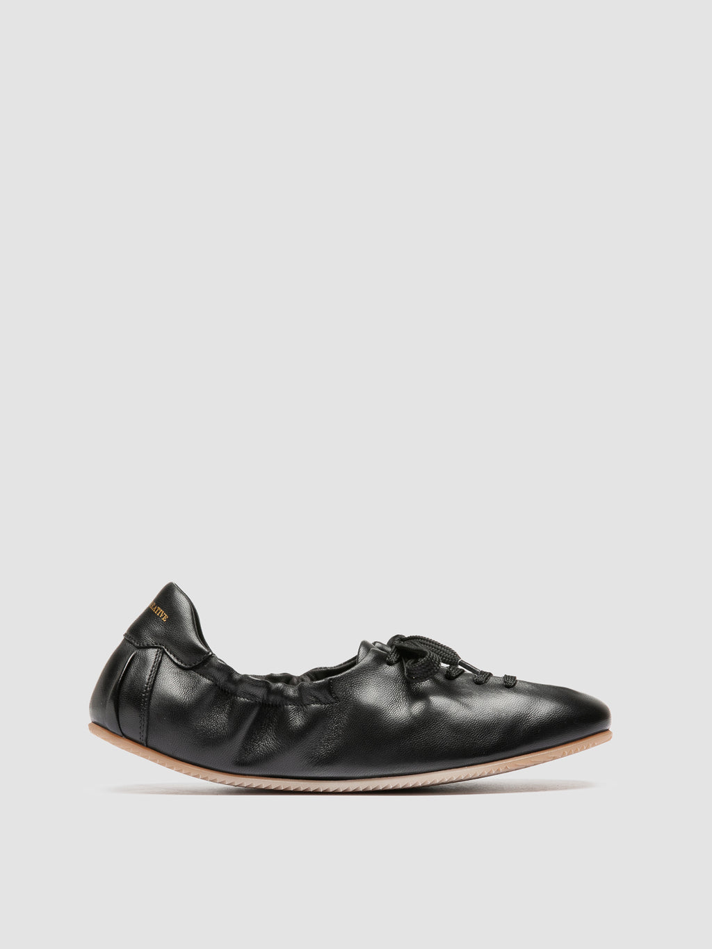 BALLET 101 - Schwarze Sneakers aus Leder - image 1,side view