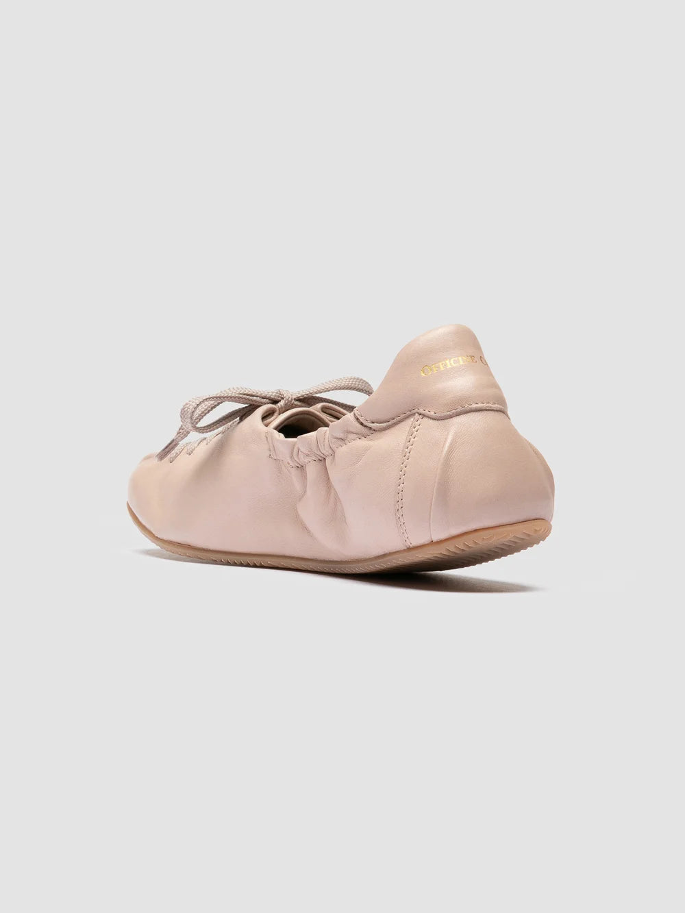BALLET 101 - Ivory Leather Sneakers - image 4,side view