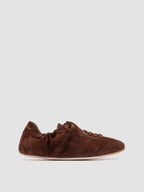 BALLET 102 - Brown Suede Low Top Sneakers