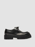 BLOSSOM 001 - Schwarze Derby-Schuhe aus Leder - thumb image 1,side view