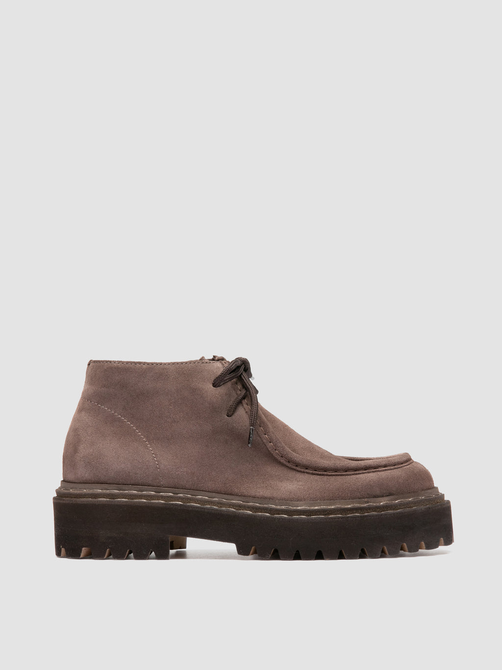 BLOSSOM 002 - Taupe Suede Chukka Boots - image 1,side view