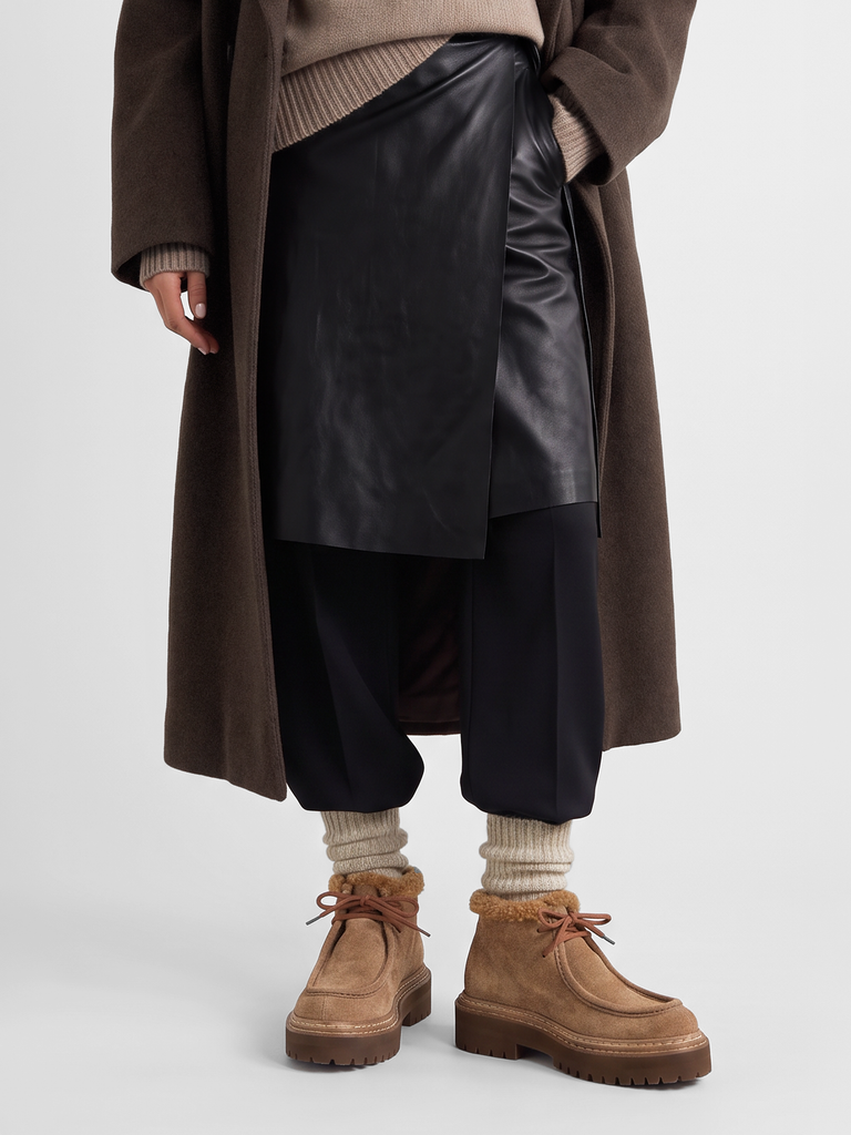BLOSSOM 023 - Brown Suede Chukka Boots