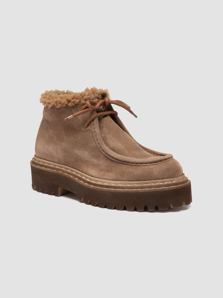 BLOSSOM 023 - Stivaletti Chukka in Pelle Scamosciata Marrone