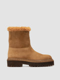 BLOSSOM 025 - Brown Suede Pull On Boots - thumb image 1,side view