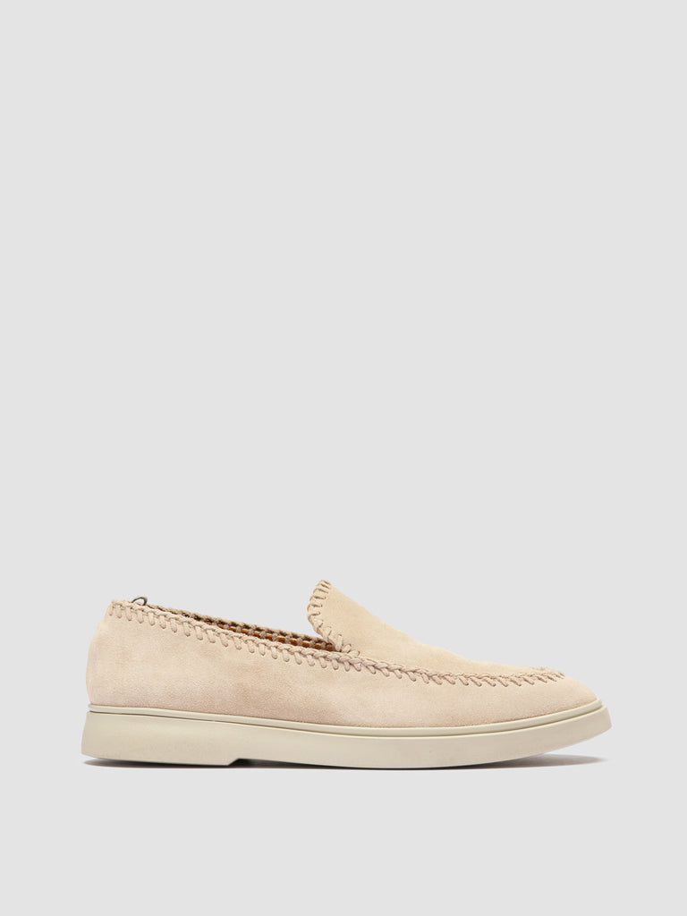 BONES 104 - Beige Suede Loafers