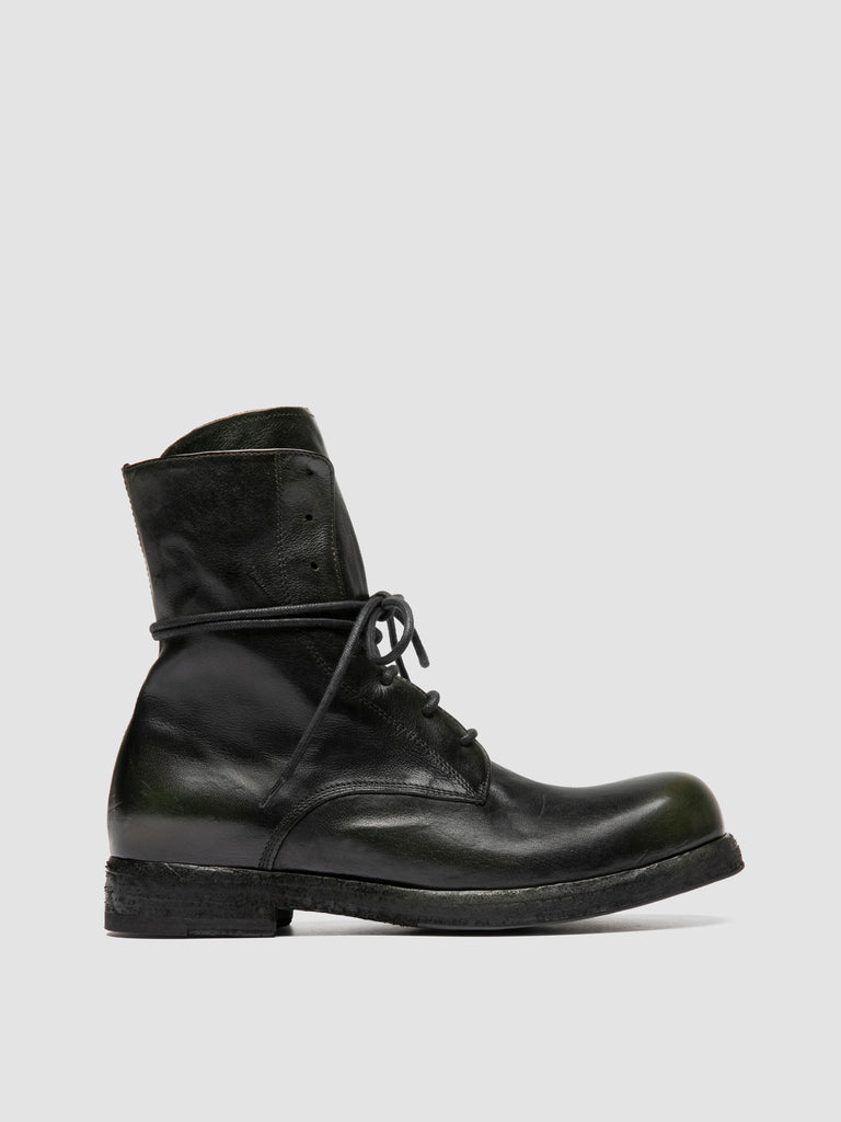 BULLA DD 314 - Black Leather Lace Up Boots