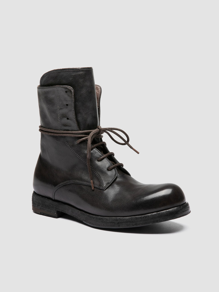 BULLA DD 314 - Grey Leather Lace Up Boots