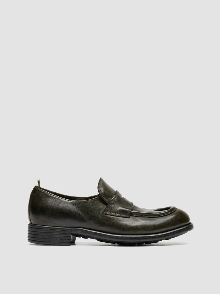 CALIXTE 020 - Grüne Loafers aus Leder