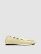 CLOVER 002 - Yellow Leather Penny Loafers