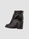 DELICE 001 - Black Leather Zipped Boots - thumb image 4,side view