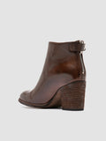 DELICE 001 - Brown Leather Zipped Boots - thumb image 4,side view