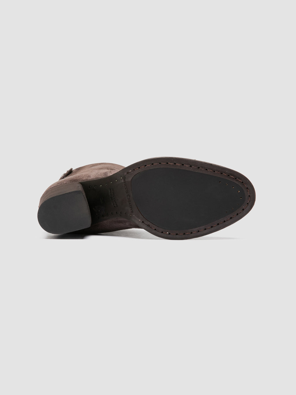 DELICE 002 - Brown Suede Zipped Boots - image 5,side view
