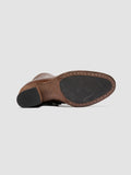DELICE 005 - Brown Leather Zipped Boots - thumb image 5,side view
