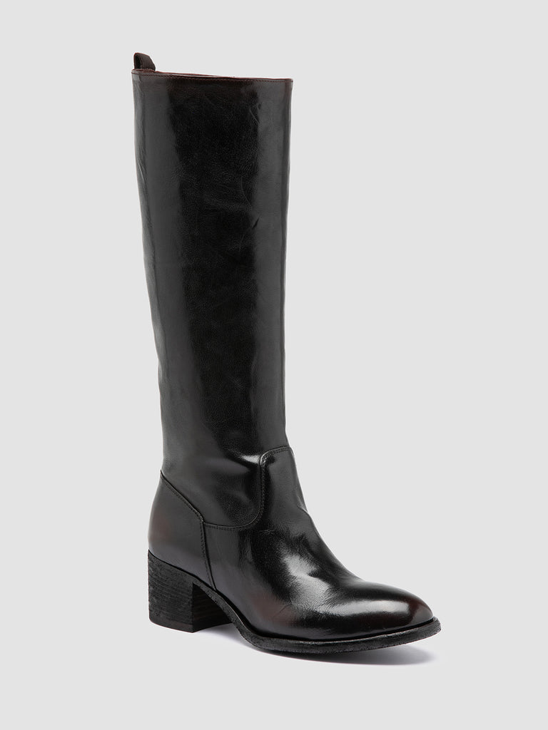 DENNER 116 - Brown Leather Zip Boots