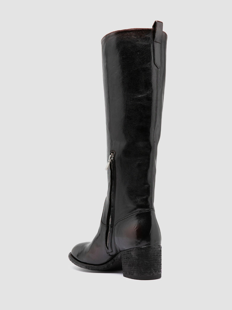 DENNER 116 - Brown Leather Zip Boots