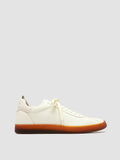 GINNASIO 101 - White Leather Sneakers - thumb image 1,side view