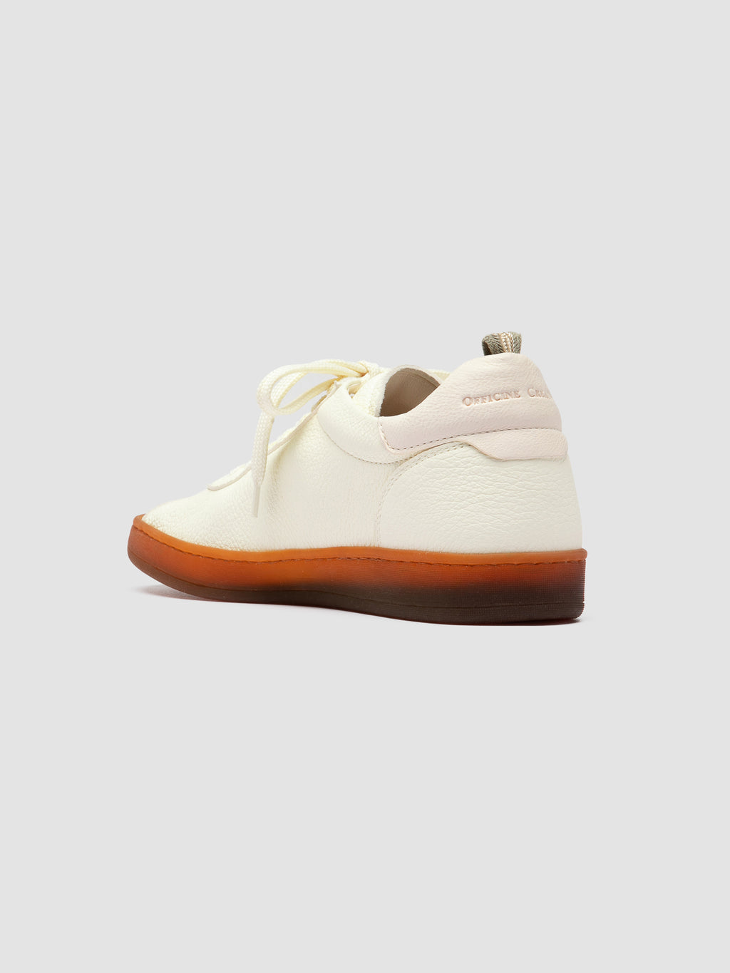 GINNASIO 101 - White Leather Sneakers - image 4,side view