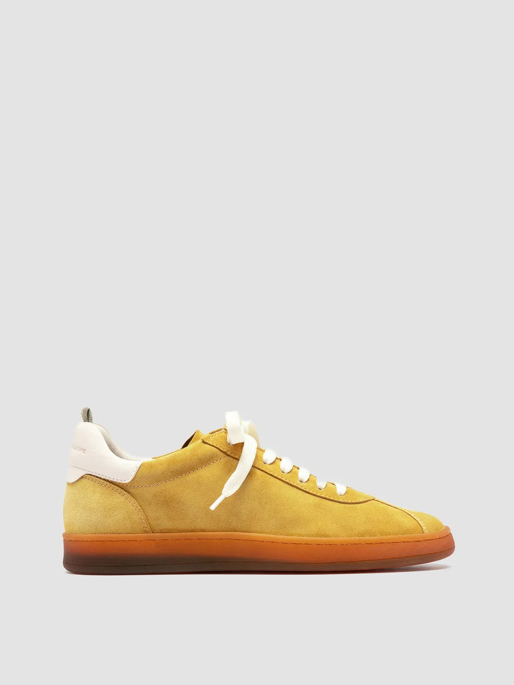 GINNASIO 101 - Sneaker in Pelle e Pelle Scamosciata Gialla - image 1,side view