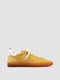 GINNASIO 101 - Sneaker in Pelle e Pelle Scamosciata Gialla - thumb image 1,side view