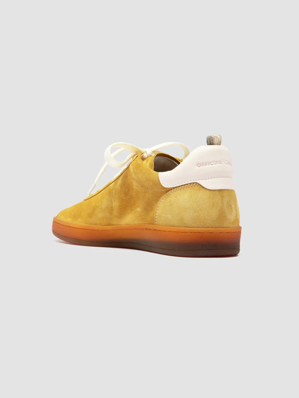 GINNASIO 101 - Sneaker in Pelle e Pelle Scamosciata Gialla - image 4,side view