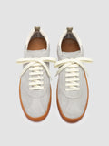 GINNASIO 101 - Grey Leather and Suede Sneakers - thumb image 2,side view