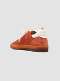 GINNASIO 101 - Sneaker Basse in Camoscio e Pelle Rossa - thumb image 4,side view
