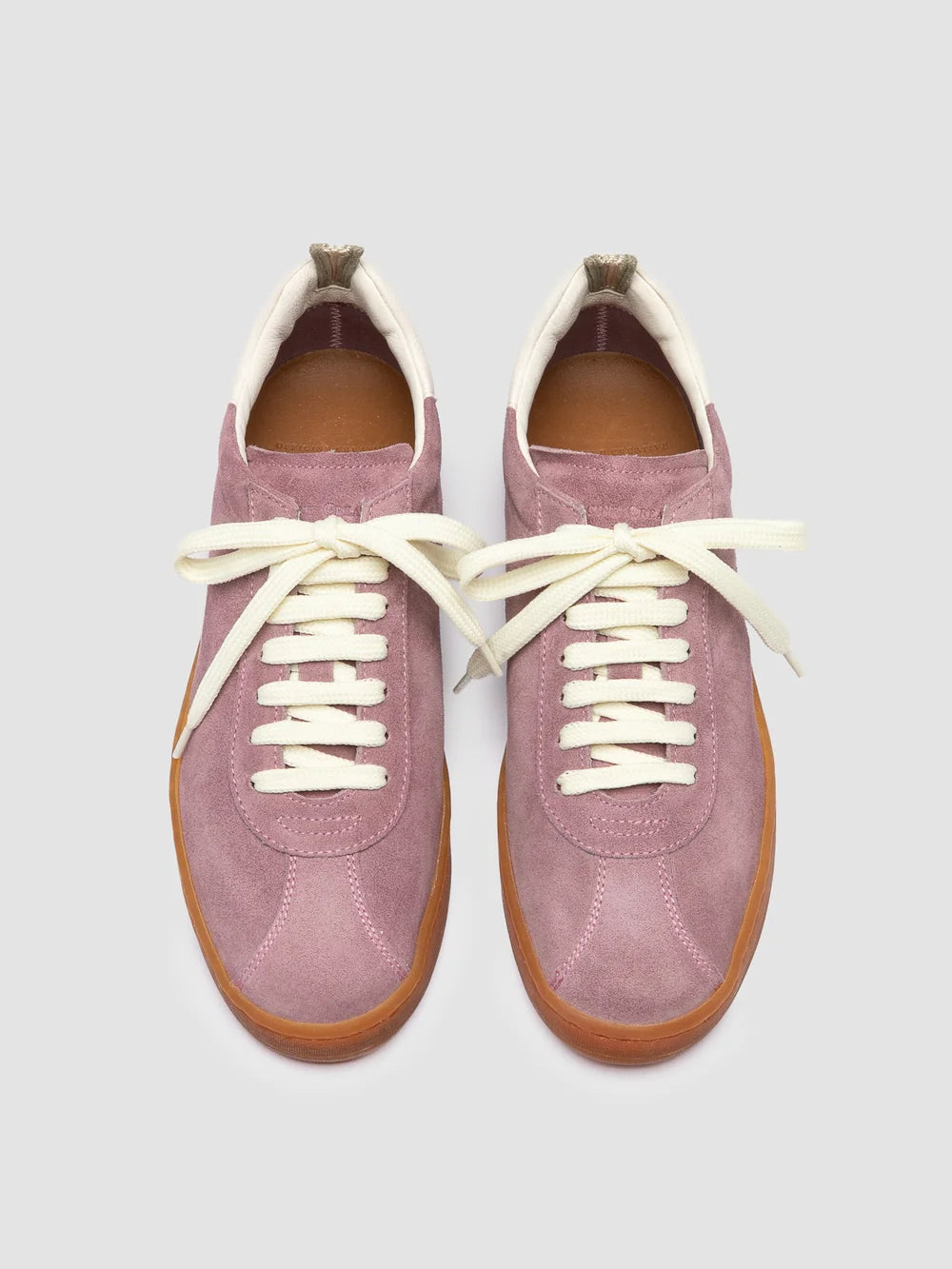 GINNASIO 101 - Sneaker in Pelle e Pelle Scamosciata Rosa - image 2,side view