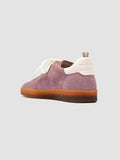 GINNASIO 101 - Sneaker in Pelle e Pelle Scamosciata Rosa - thumb image 4,side view