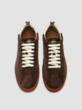 DESTINY 103 - Sneaker in Pelle e Pelle Scamosciata Marrone - thumb image 2,side view