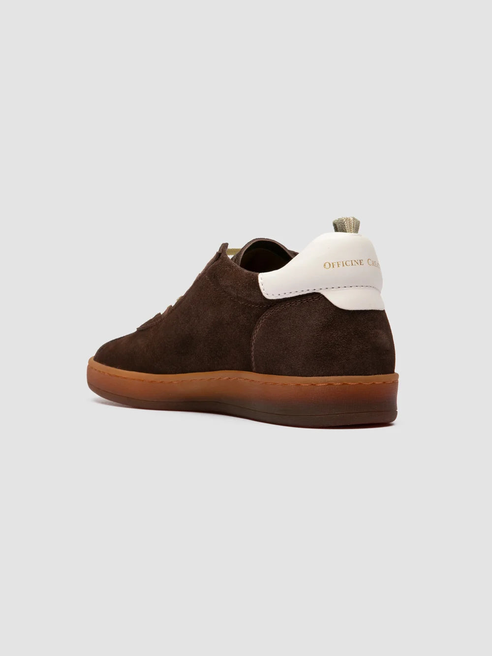 DESTINY 103 - Sneaker in Pelle e Pelle Scamosciata Marrone - image 4,side view