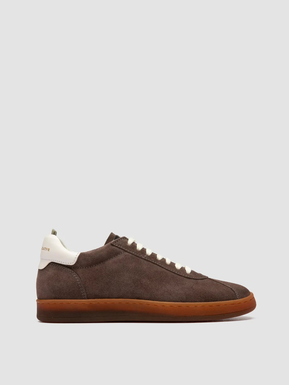 DESTINY 103 - Sneaker in Pelle e Pelle Scamosciata Marrone - image 1,side view