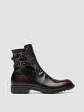 DIARY 114 - Brown Leather Zip Boots - thumb image 1,side view