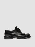 EMERALD DD 001 - Black Leather Derby Shoes - thumb image 1,side view