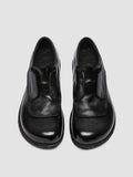 EMERALD DD 001 - Black Leather Derby Shoes - thumb image 2,side view