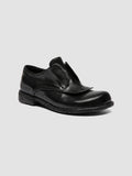 EMERALD DD 001 - Black Leather Derby Shoes - thumb image 3,side view