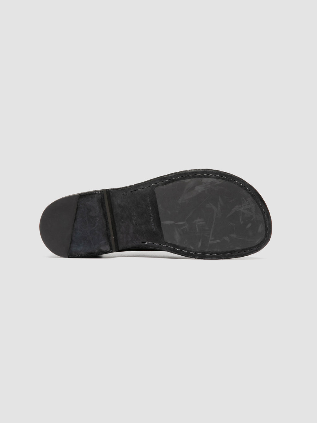 EMERALD DD 001 - Black Leather Derby Shoes - image 5,side view