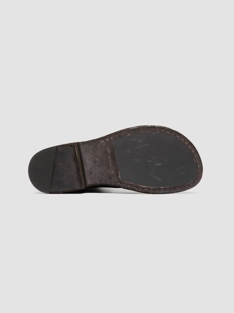 EMERALD DD 002 - Brown Leather Zipped Boots