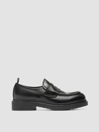 ENGINEER 101 - Schwarze Loafer aus Leder