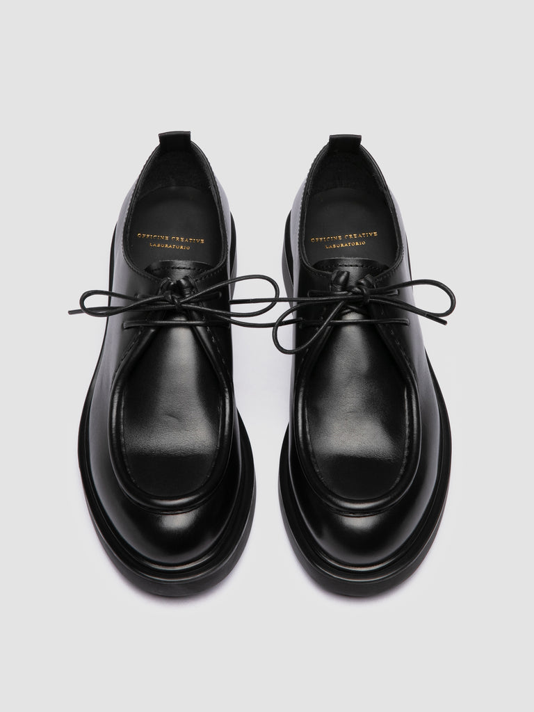 ENGINEER 102 - Black Leather Derby Shoes