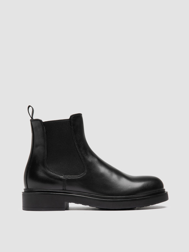 ENGINEER 107 - Black Leather Chelsea Boots