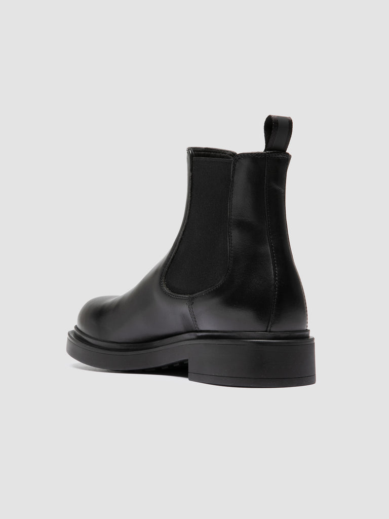 ENGINEER 107 - Black Leather Chelsea Boots
