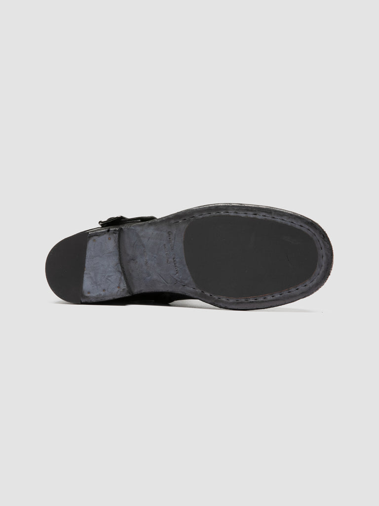 EPHYMERAL 003 - Black Leather Zipped Boots