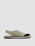 ESTENS 110 - Green Suede Back Strap Sandals - thumb image 1,side view