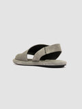 ESTENS 110 - Green Suede Back Strap Sandals - thumb image 4,side view